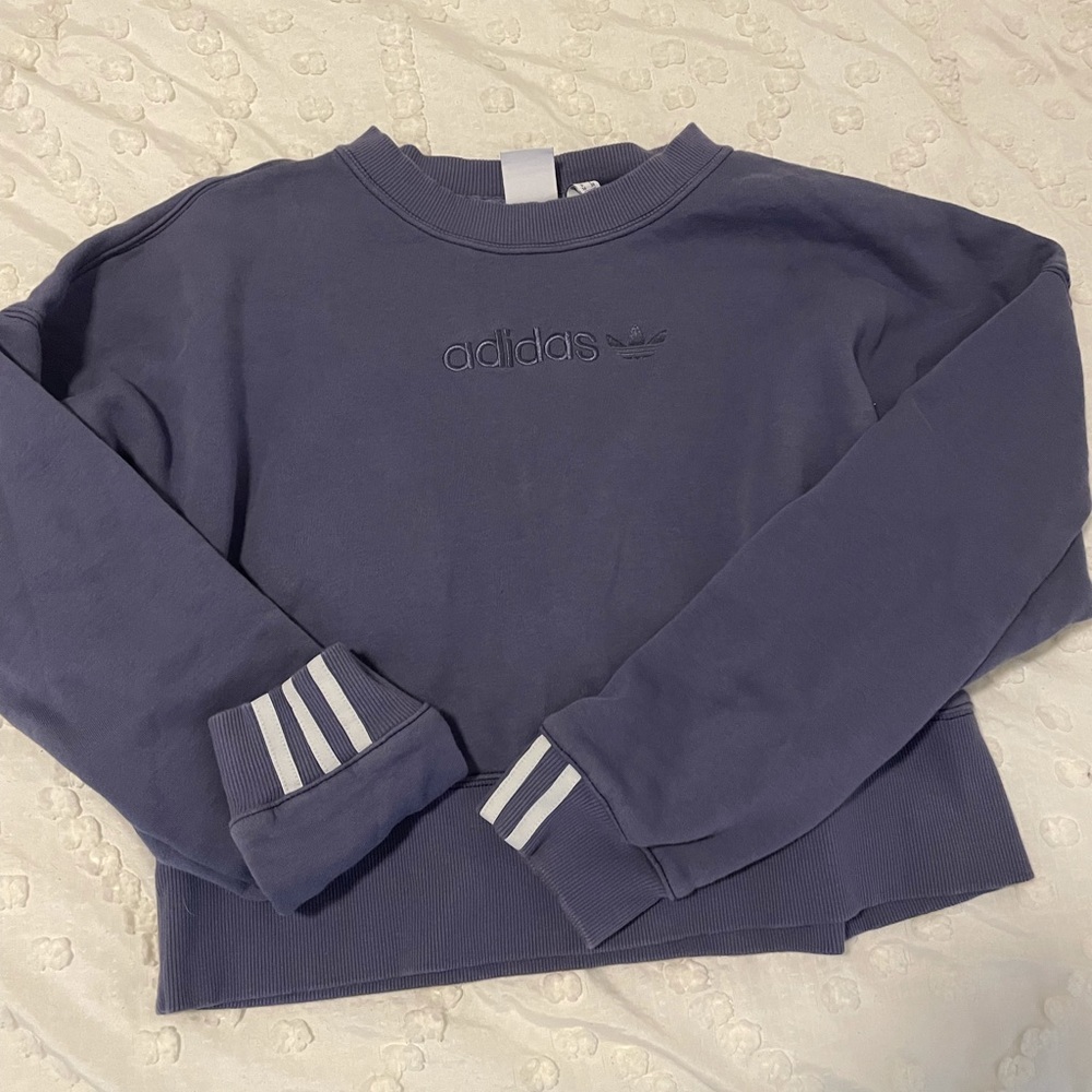 Adidas crop sweatshirt